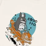 T-shirt para fãs Studio Ghibli – Catbus - Image 2