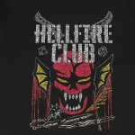 T-shirt para fãs Stranger Things – Hellfire Club Retro - Image 2