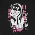 T-shirt para fãs Junji Ito – I'am Tomie - Image 2
