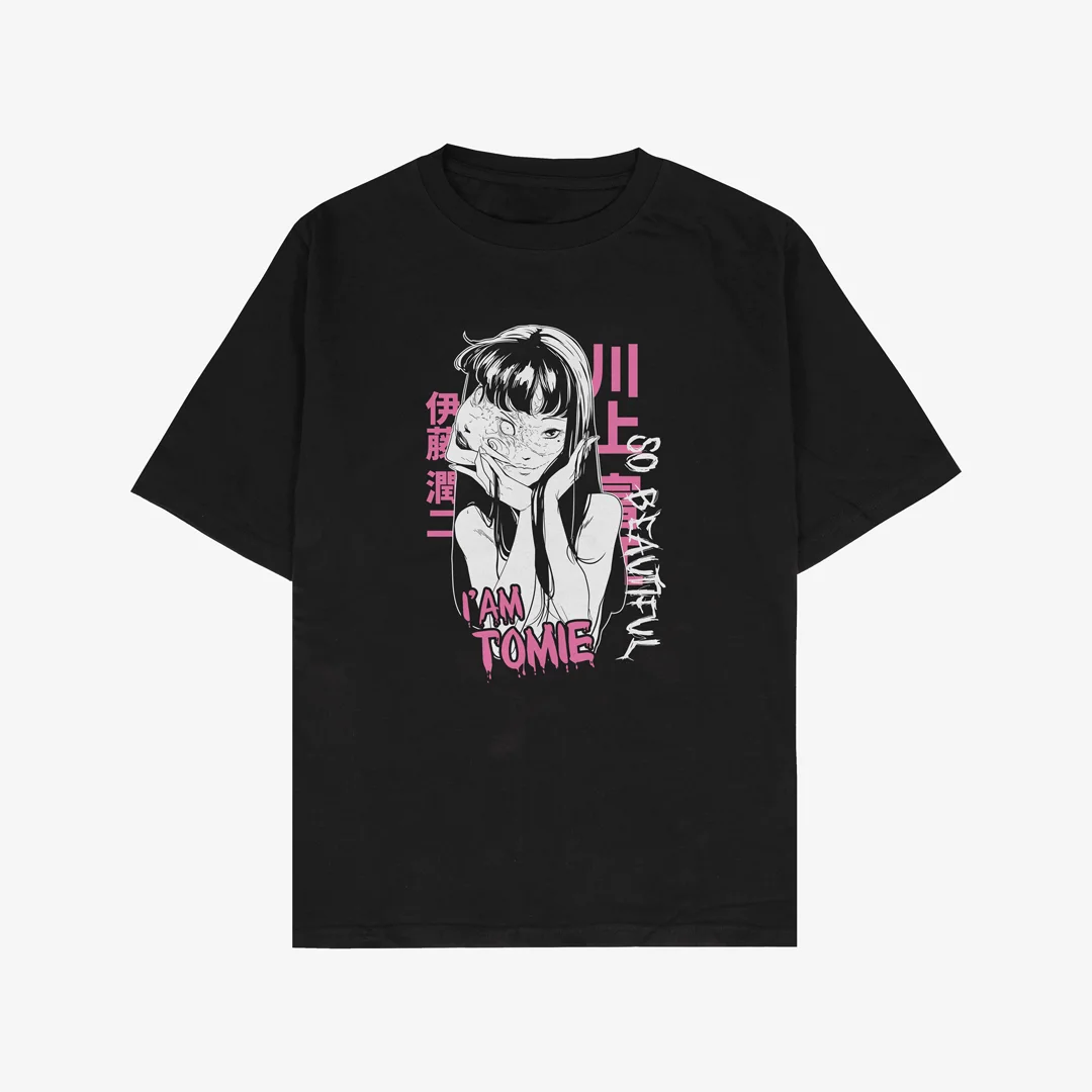 T-shirt para fãs Junji Ito – I'am Tomie T-shirt para fãs Junji Ito – I'am Tomie