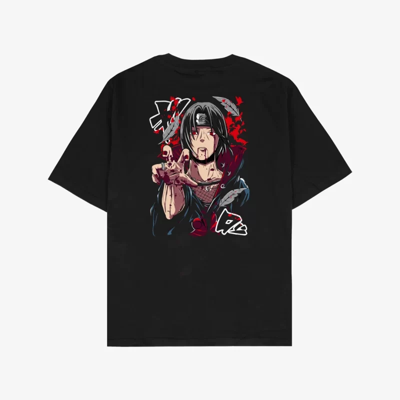 T-shirt para fãs Naruto - Itachi Touching