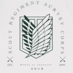 T-shirt para fãs Attack on Titan – Survey Corps - Image 2