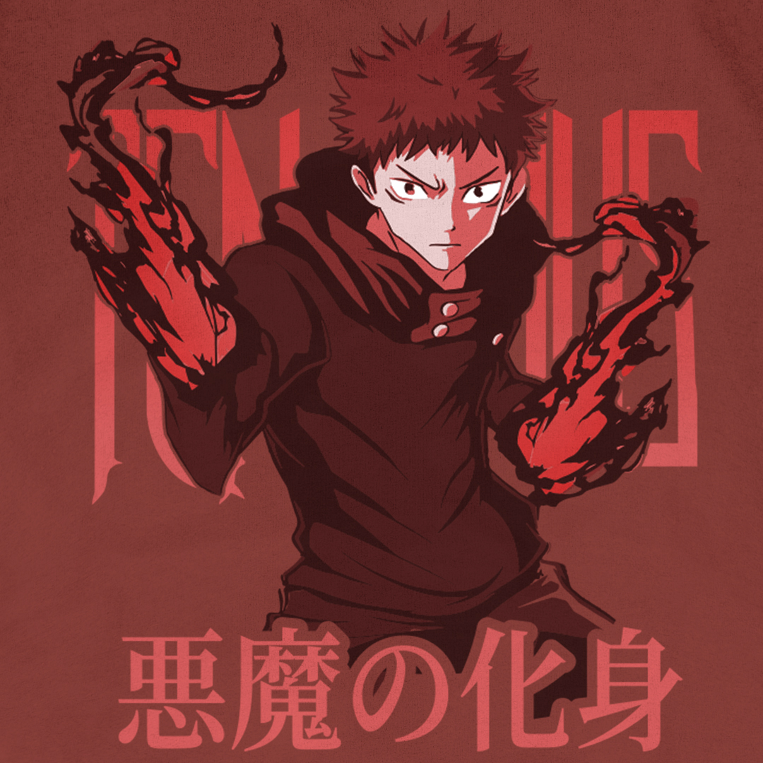 itadori_0000s_0001_Layer 5 T-shirt para fãs Jujutsu Kaisen – Tenacious - Image 2