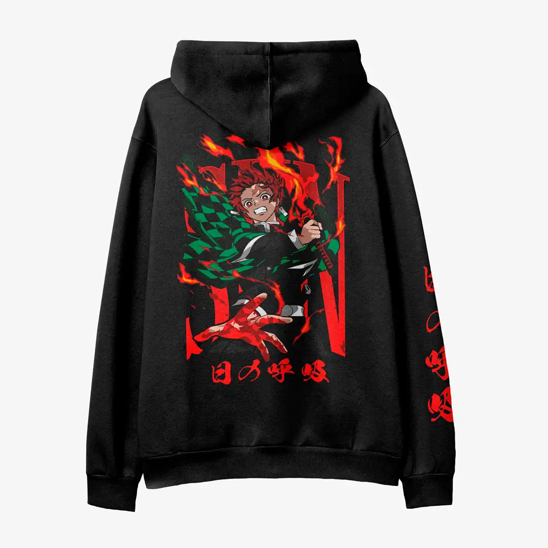 Sweatshirt para fãs Demon Slayer – Sun Breathing Sweatshirt para fãs Demon Slayer – Sun Breathing