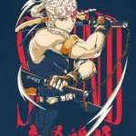 T-shirt para fãs Demon Slayer - Sound Breathing - Image 2