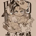 T-shirt para fãs Demon Slayer - Water Mask - Image 2