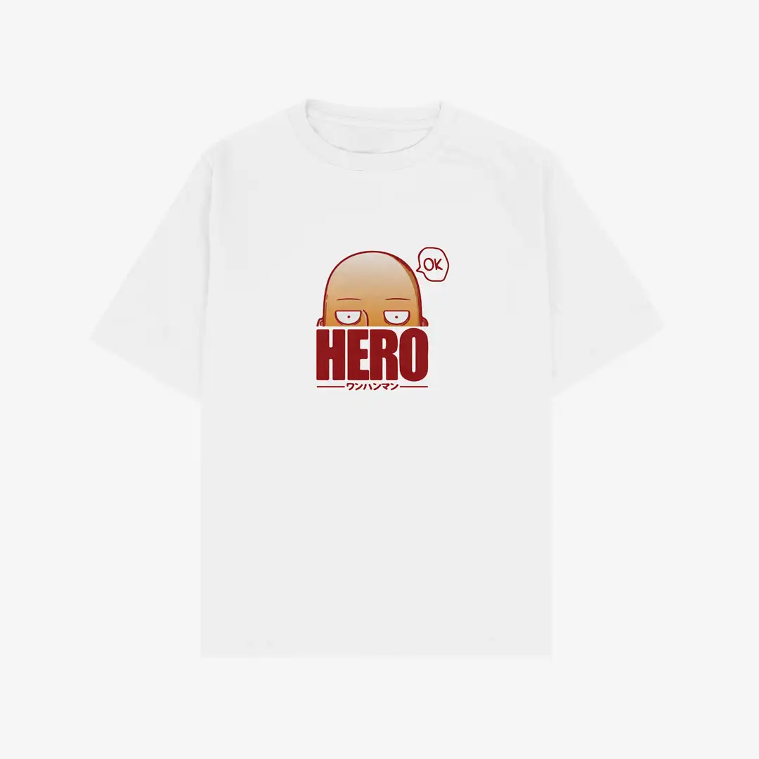 Asian Size Men Print One Punch Man Saitama Oppai Hero Japanese Anime T Shirt O N - Foto 6
