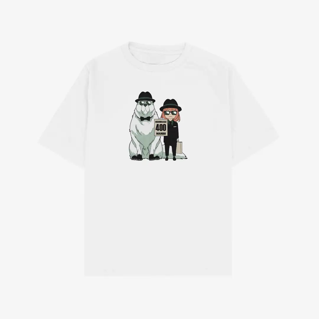 T-shirt para fãs Spy × Family – Anya 400 Manbu T-shirt para fãs Spy × Family – Anya 400 Manbu - Image 1