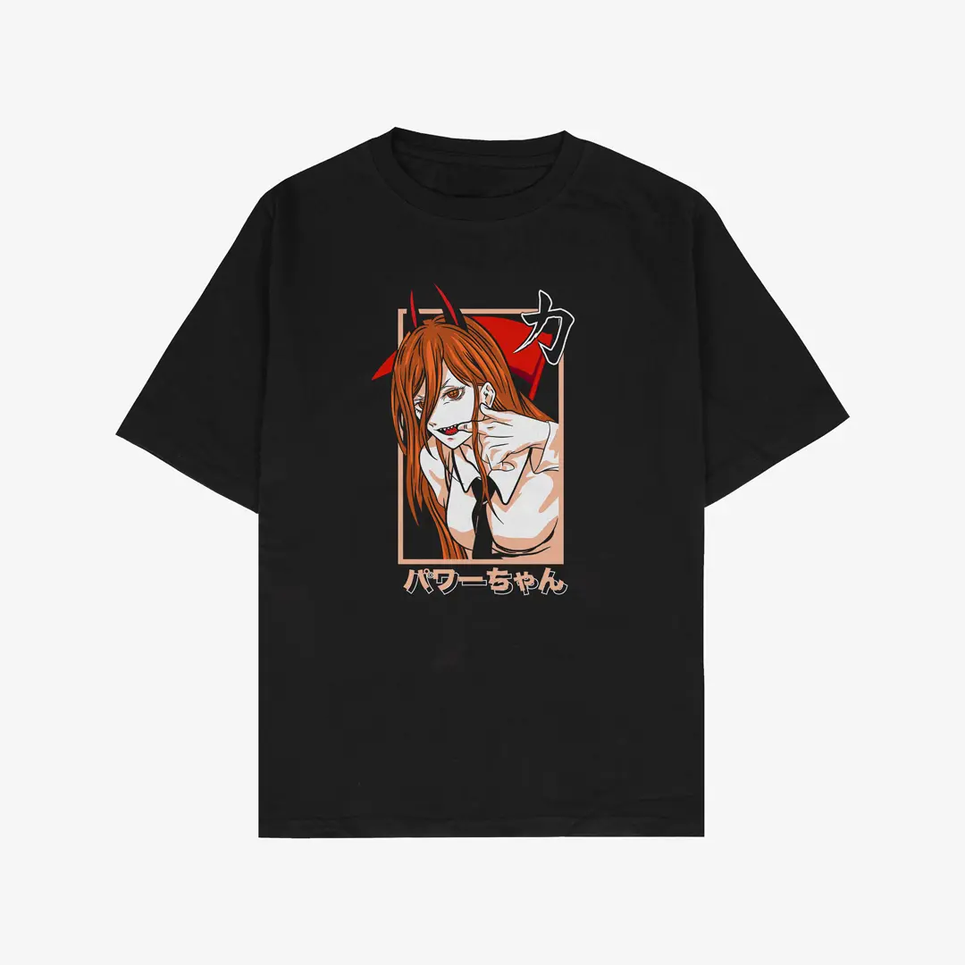 T-shirt para fãs Chainsaw Man - Makima Bite T-shirt para fãs Chainsaw Man - Makima Bite
