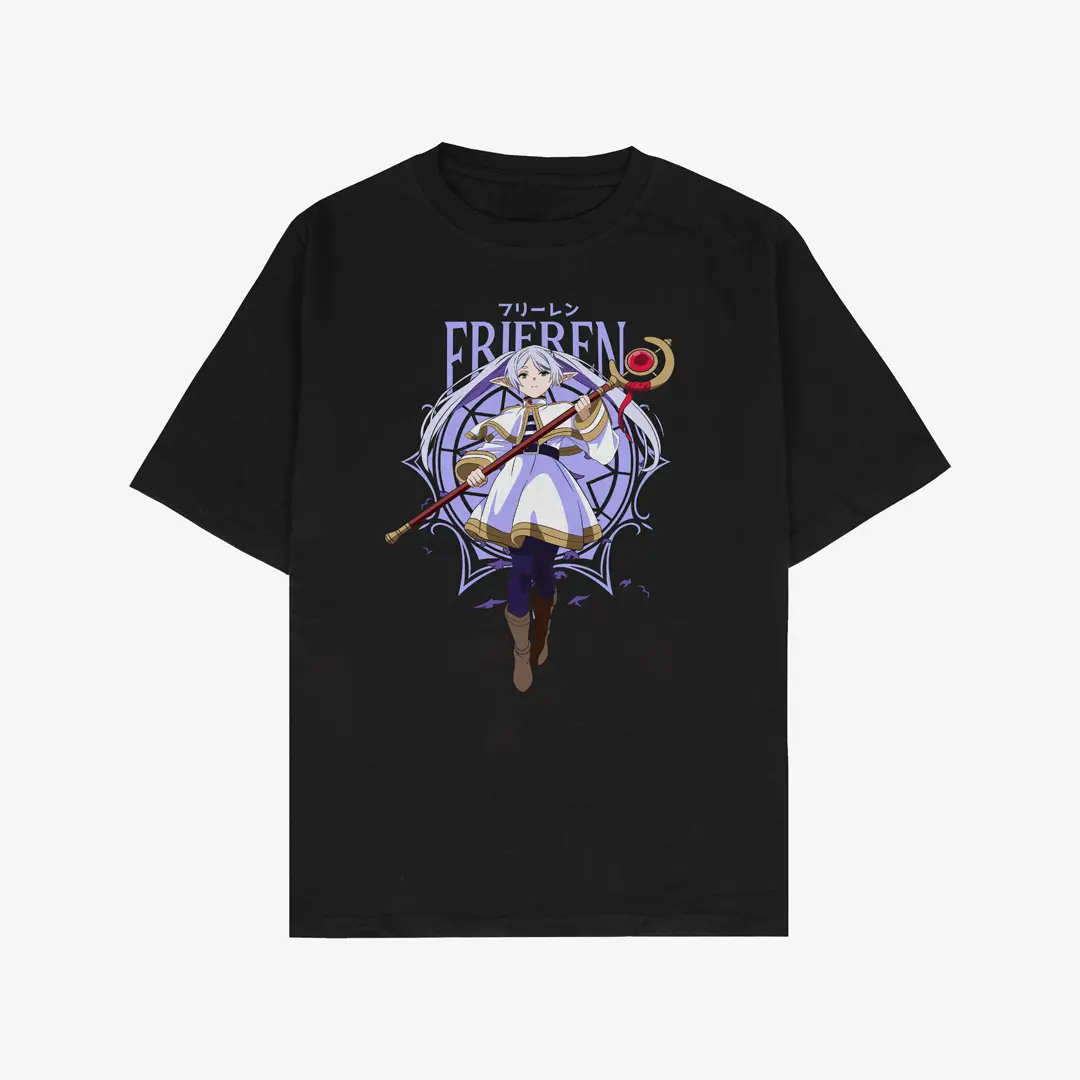 T-shirt para fãs Frieren - Frieren Mage T-shirt para fãs Frieren - Frieren Mage