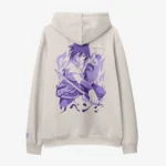 Hoodie com capuz para fãs de Naruto e Sasuke Uchiha