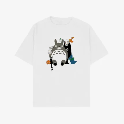 T-shirt para fãs de Studio Ghibli, Spirited Away e My Neighbor Totoro