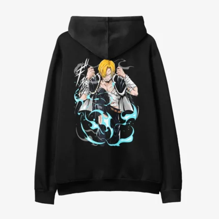 Sweatshirt para fãs One Piece – Sanji Blue Stomping