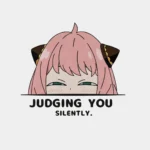 T-shirt para fãs Spy x Family – Judging You - Image 2
